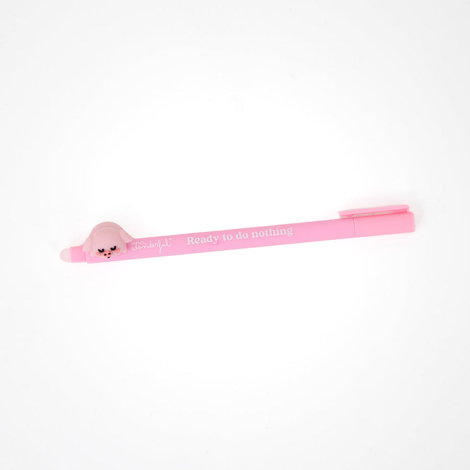 Caneta Apagável Porquinho Lazy "Ready to do nothing" Mr.Wonderful