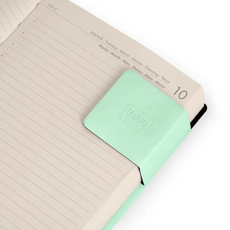 Agenda Diária 2026 Verde Pastel Legami