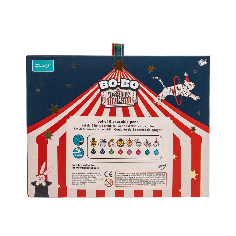 PRÉ-VENDA Conjunto de 8 Canetas Apagáveis Edição Limitada Natal Mr.Wonderful