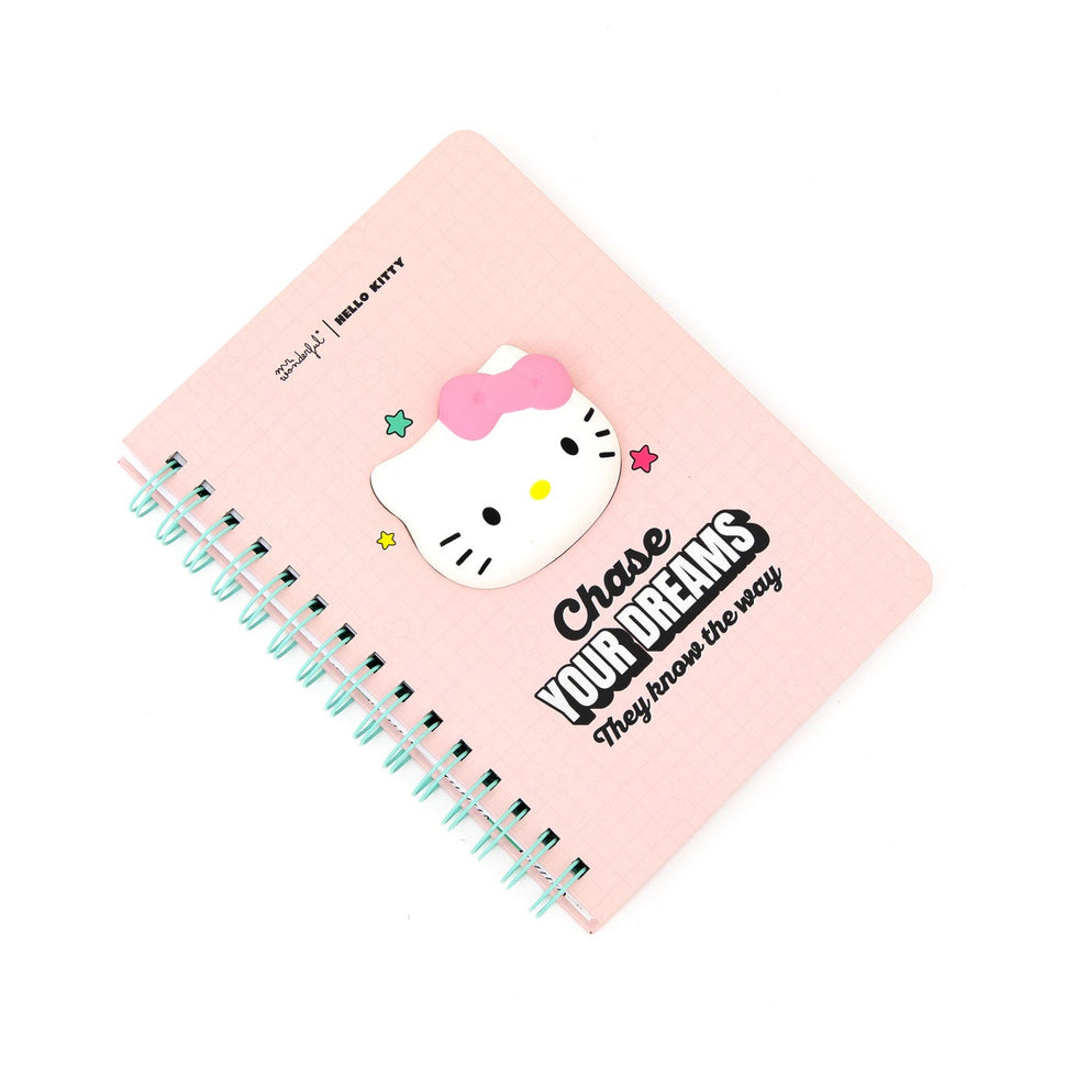 Caderno Espiral Squishy Hello Kitty Mr.Wonderful
