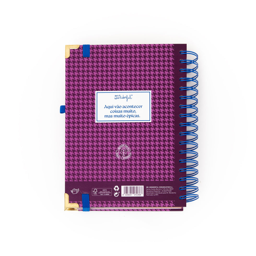 Agenda Diária Mr.Wonderful 2026 - A vida é hoje - Com Caneta Exclusiva