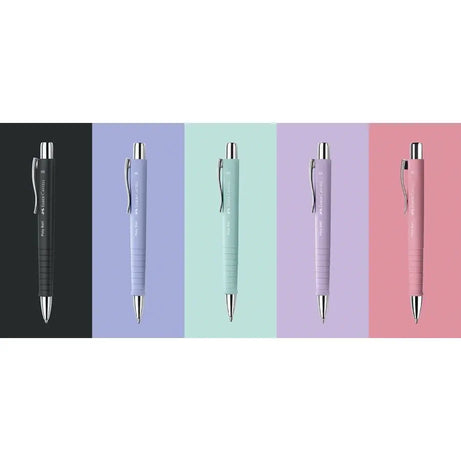 Caneta Esferográfica Poly Ball XB Rose Faber-Castell