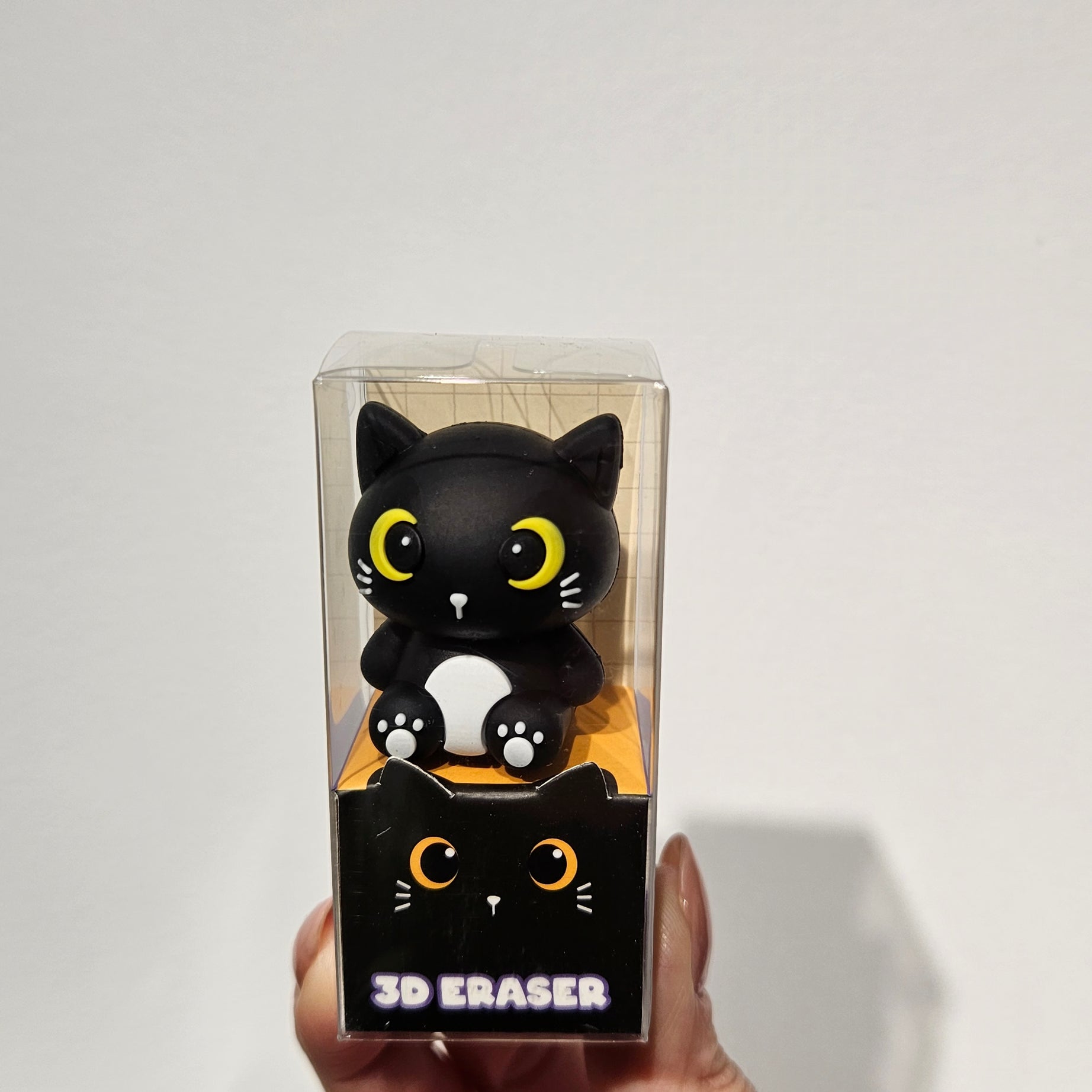 Borracha 3D Gato Preto
