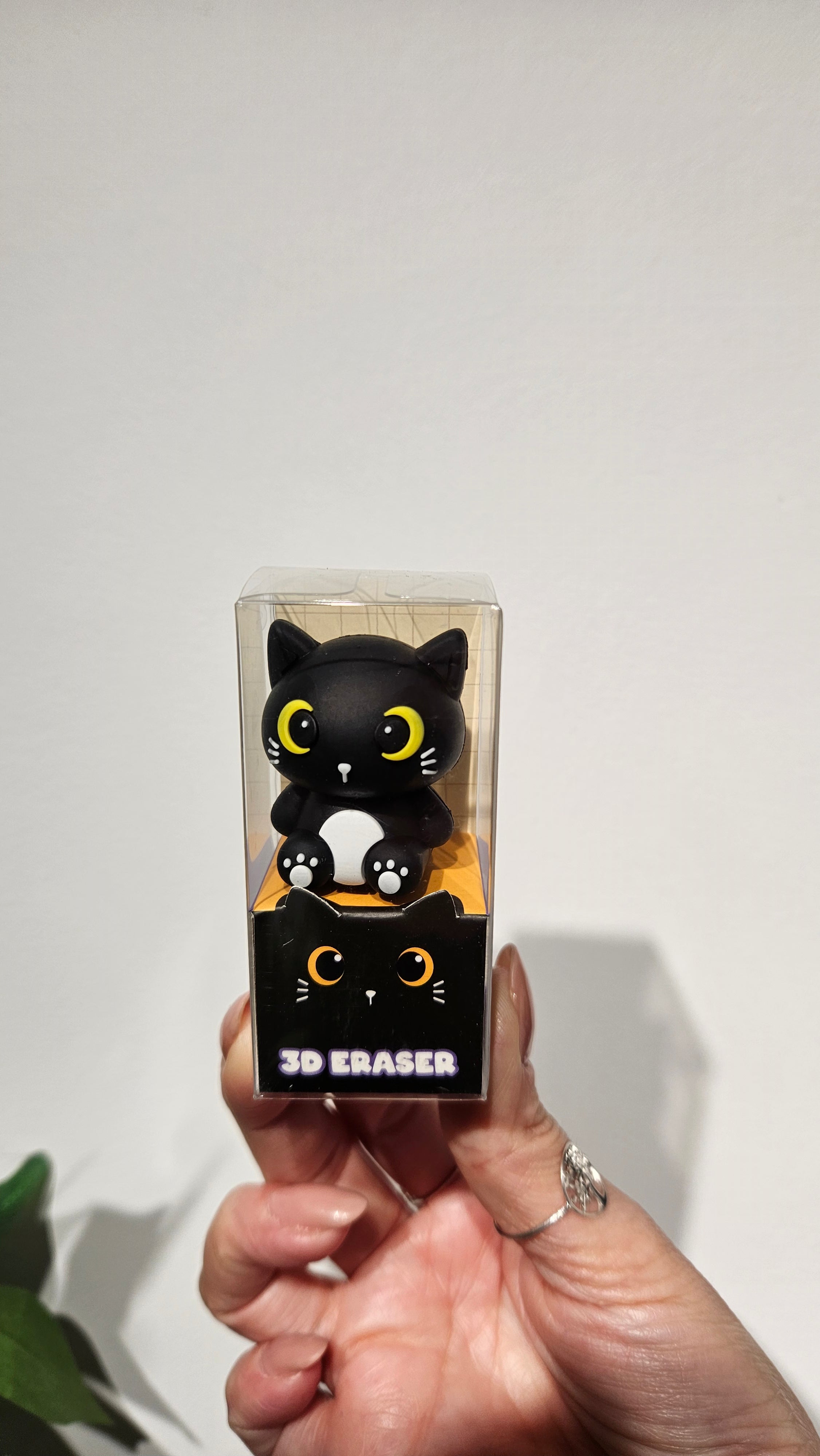 Borracha 3D Gato Preto