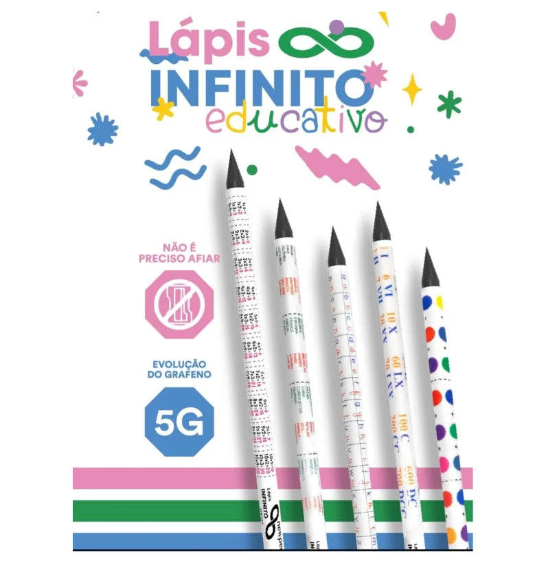 Lápis Infinito Abecedário