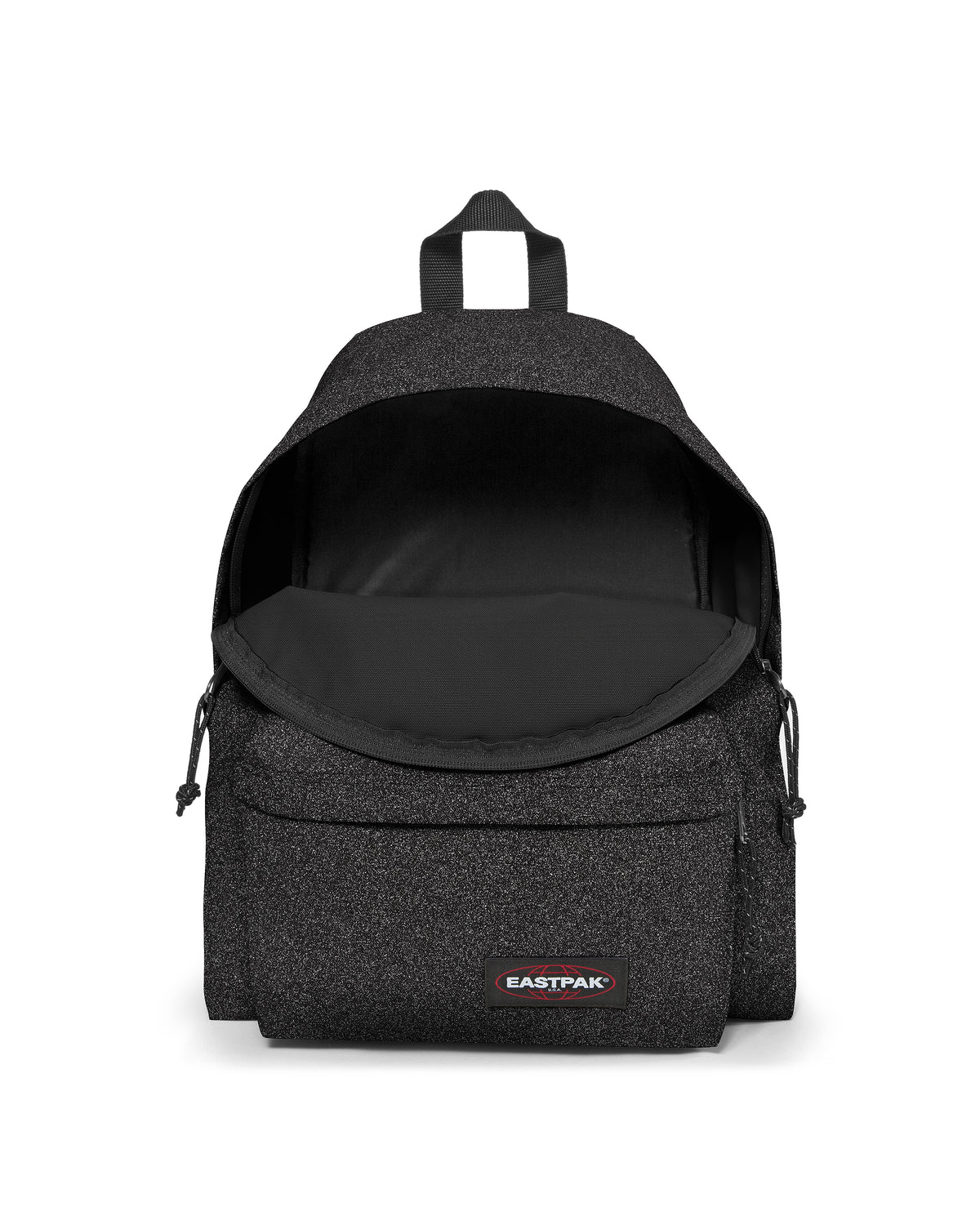 Mochila Eastpak Padded Spark com Glitter Preta