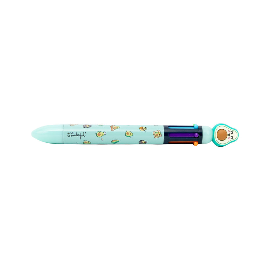 Caneta Abacate com 6 Cores Mr.Wonderful