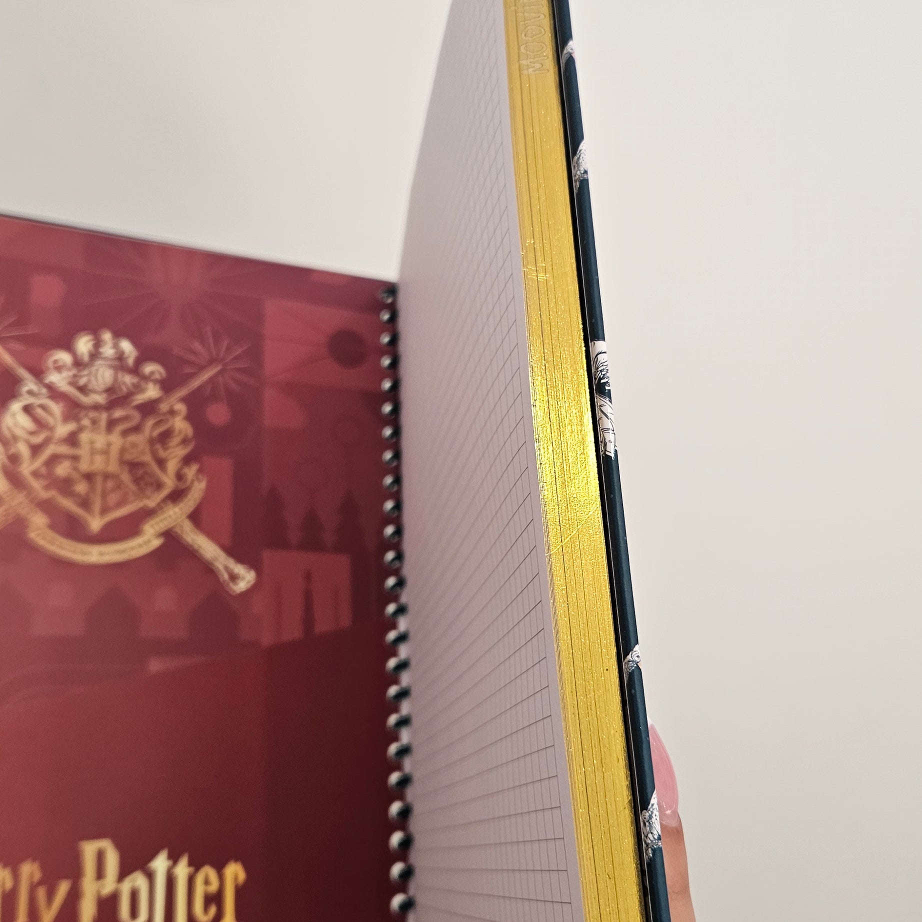 Caderno A4 em Espiral Quadriculado Harry Potter com Autocolantes e Envelope