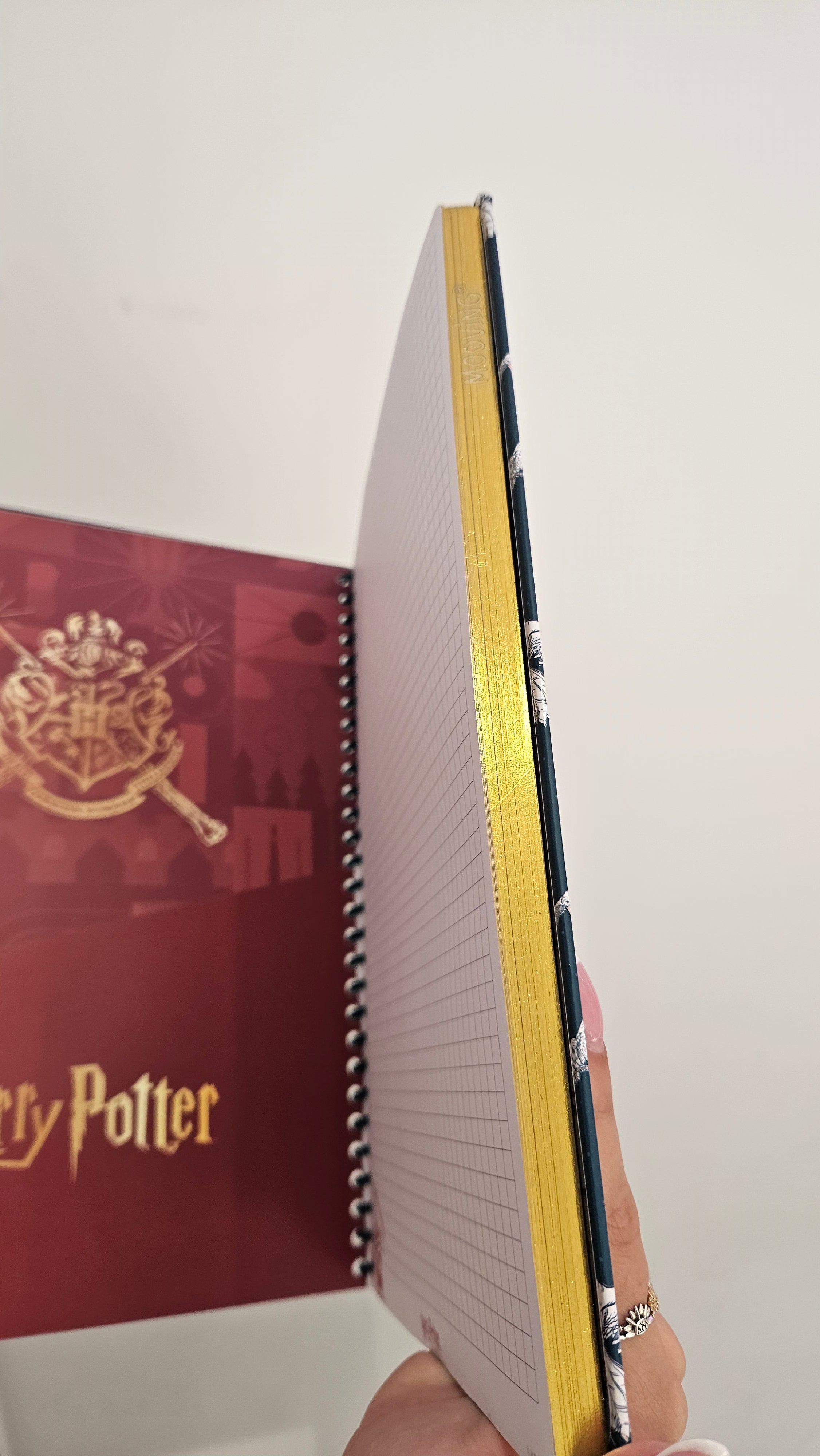 Caderno A4 em Espiral Quadriculado Harry Potter com Autocolantes e Envelope