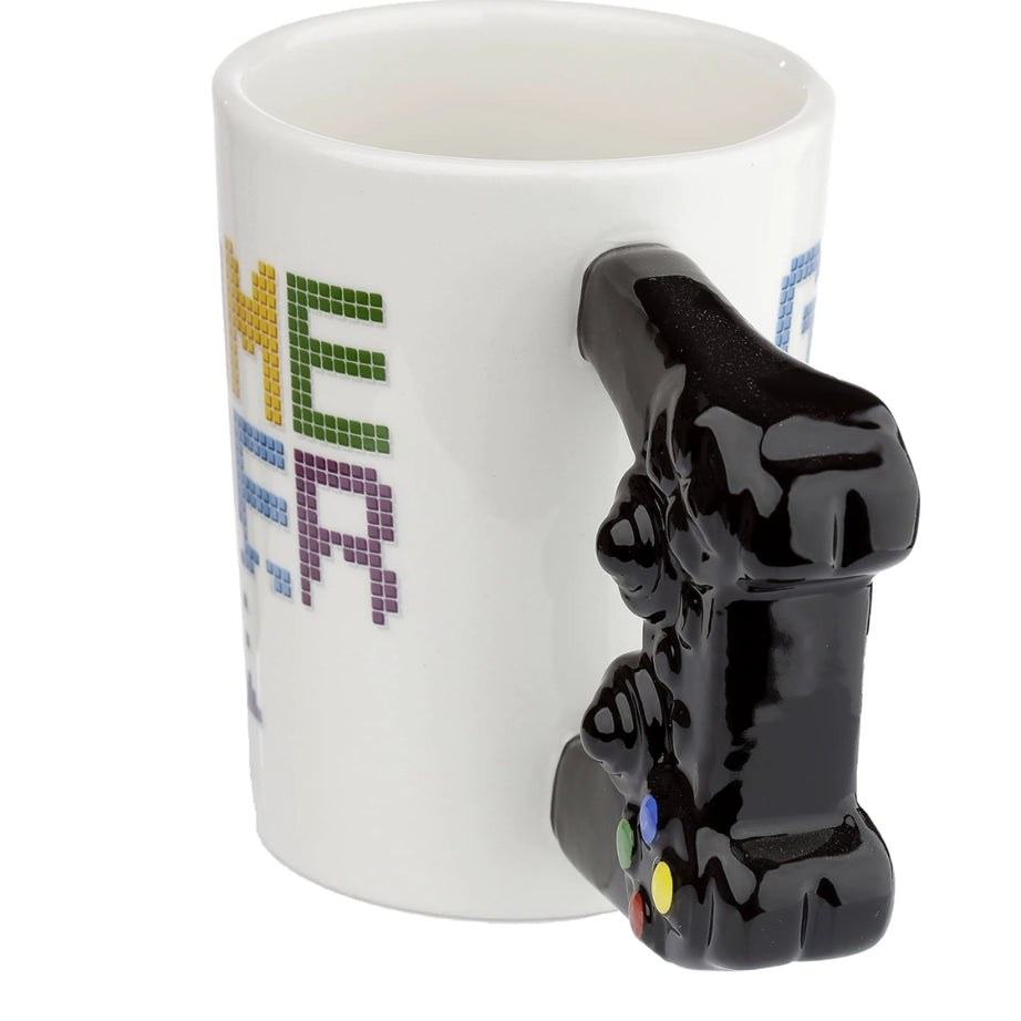 Caneca Game Over com Asa em Forma de Comando
