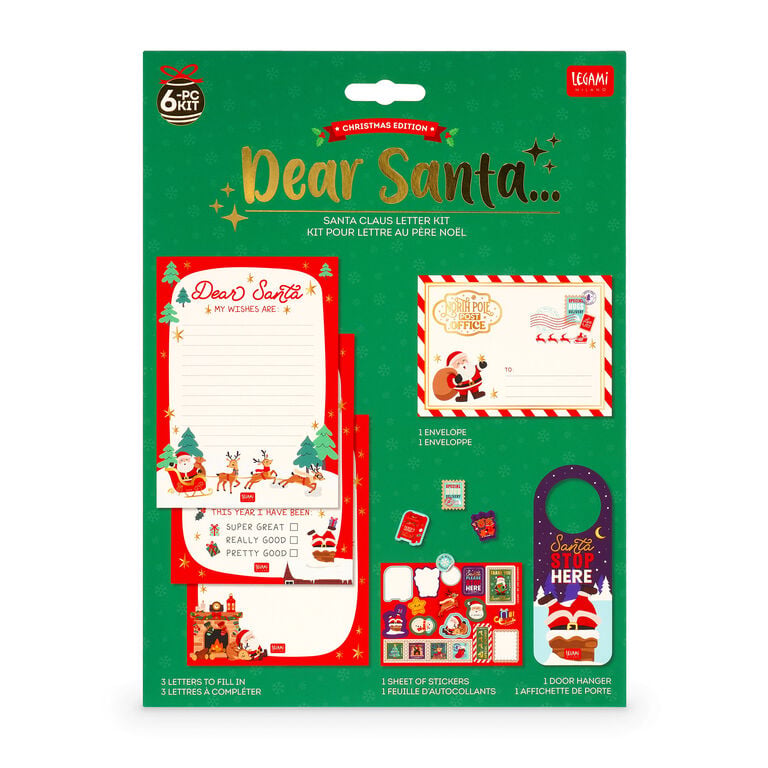 Pré-venda Kit de Carta ao Pai Natal Legami