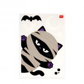 Brevemente - Conjunto 40 Autocolantes Eletrostático Reutilizável para Vidros Halloween Legami