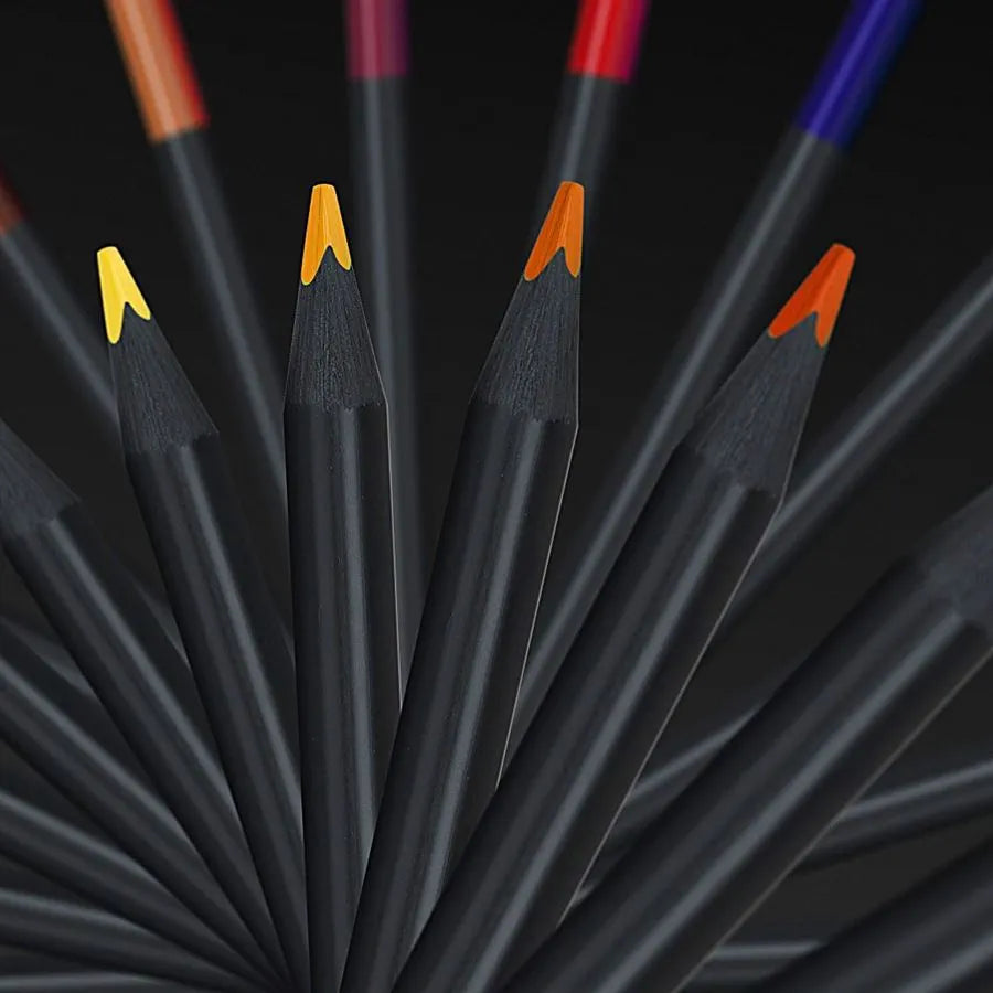 Conjunto 24 Lápis Colorir Black Edição Faber-Castell