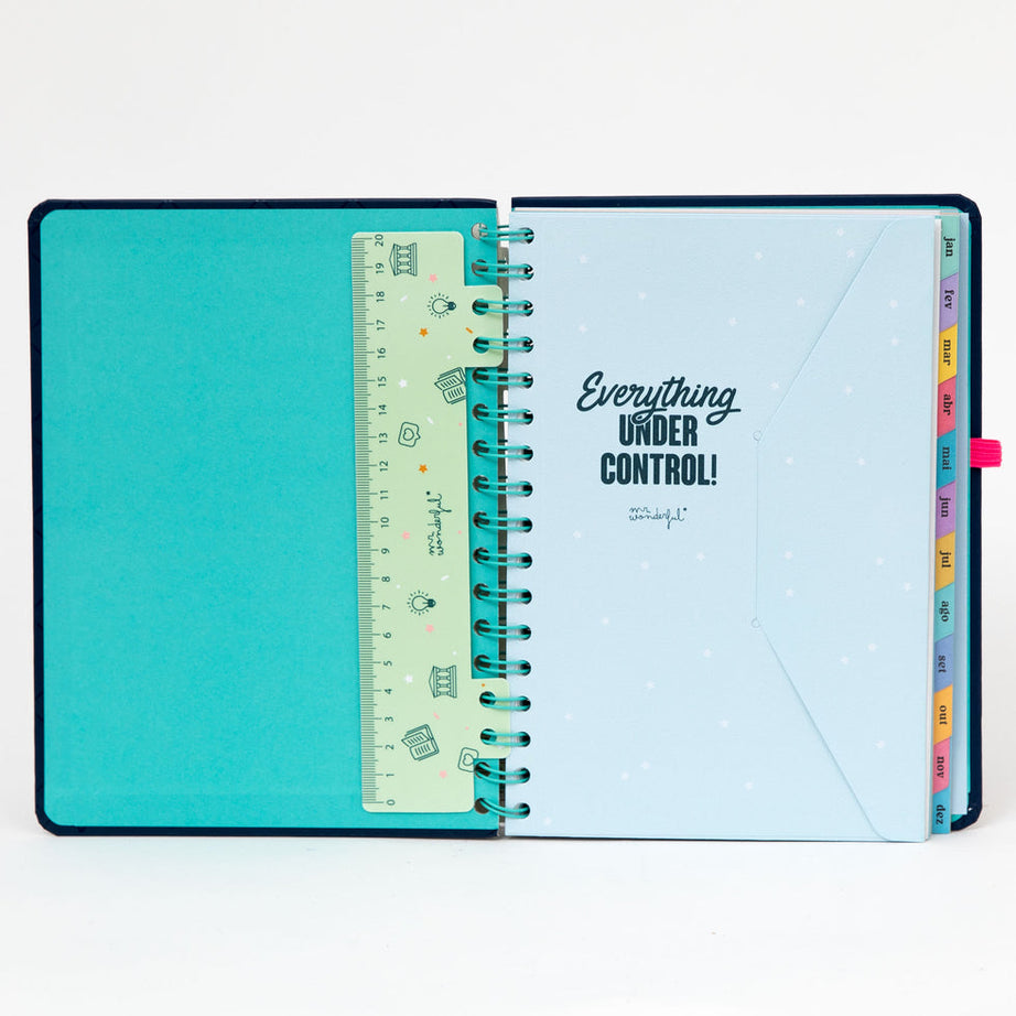 Agenda Semanal Mr.Wonderful 2026 - Seres tu está na moda - Com Caneta Exclusiva