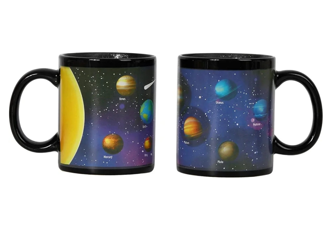 Caneca Sistema Solar Troca Cor Quente e Frio