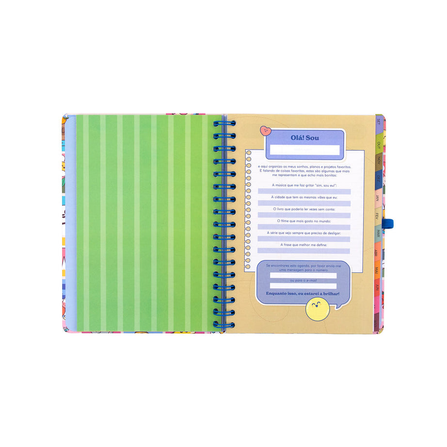 Agenda Semanal 2026/2027 Mr.Wonderful "Manual para um Ano Brilhante"