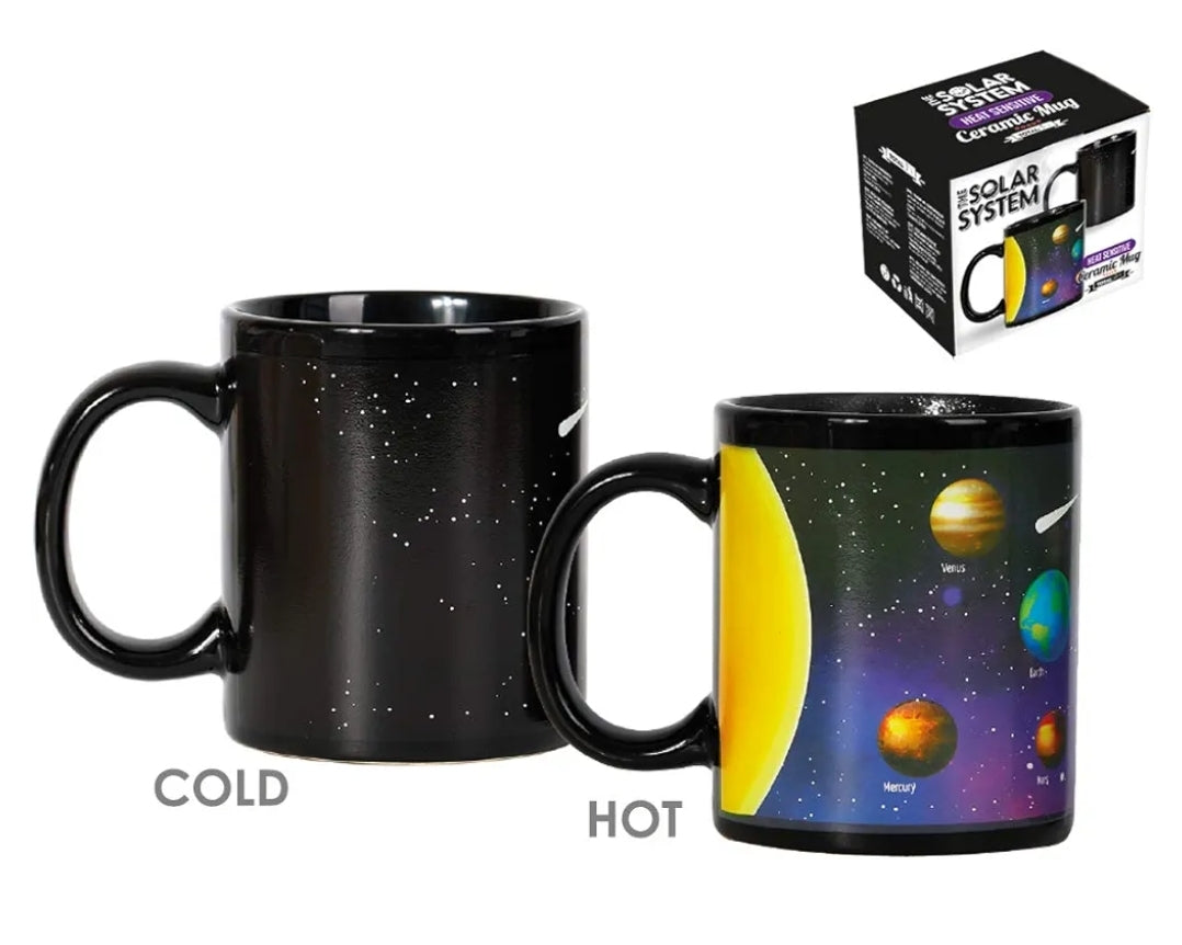 Caneca Sistema Solar Troca Cor Quente e Frio