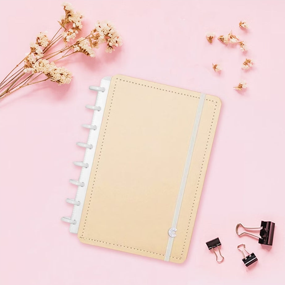 Caderno Inteligente A5 Amarelo Pastel
