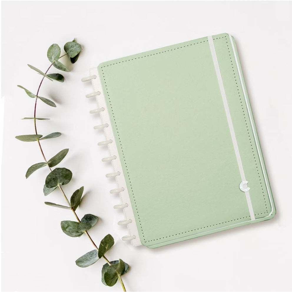 Caderno Inteligente A4 Verde Pastel