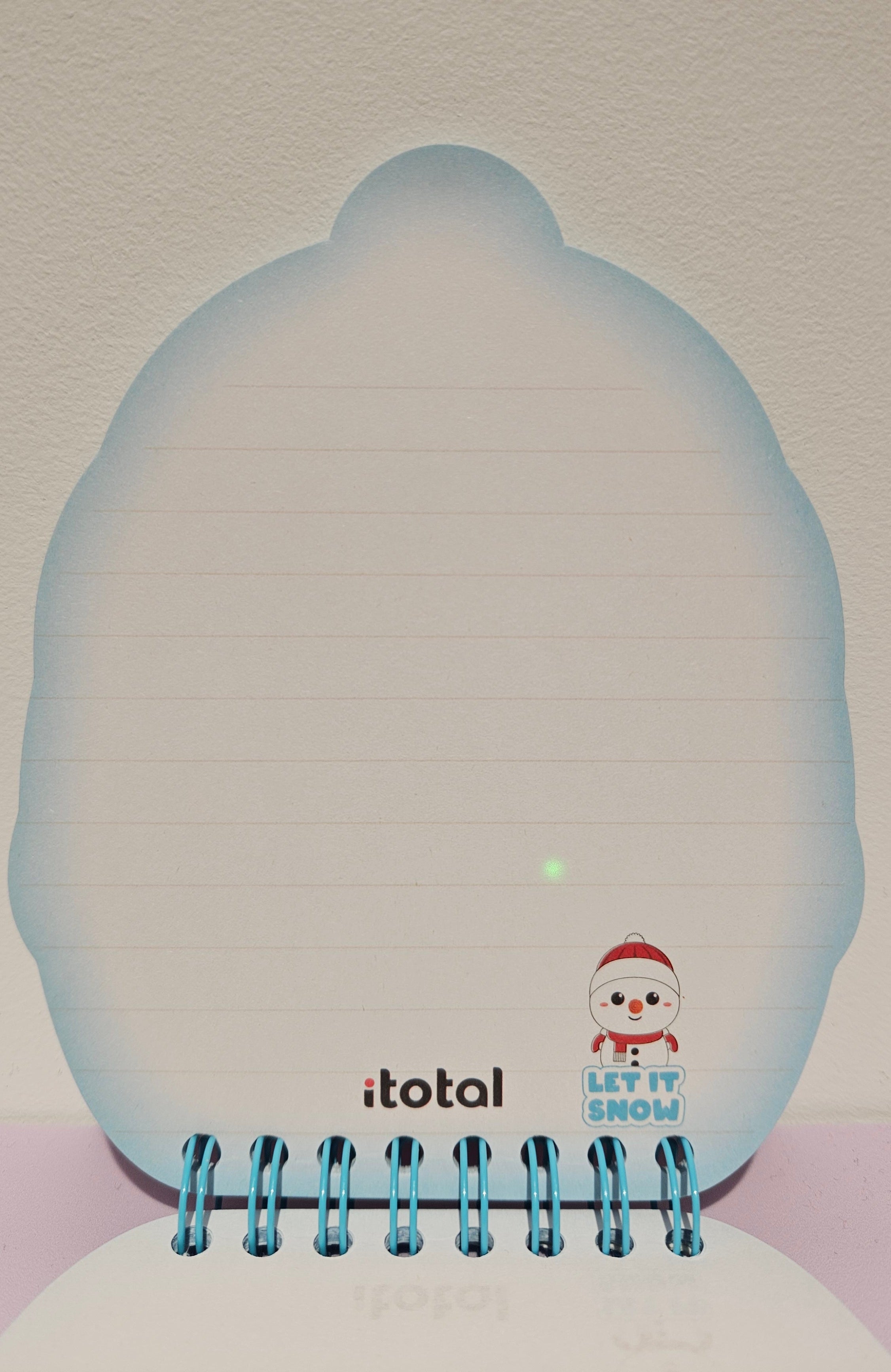 Bloco Notas Boneco de Neve Itotal