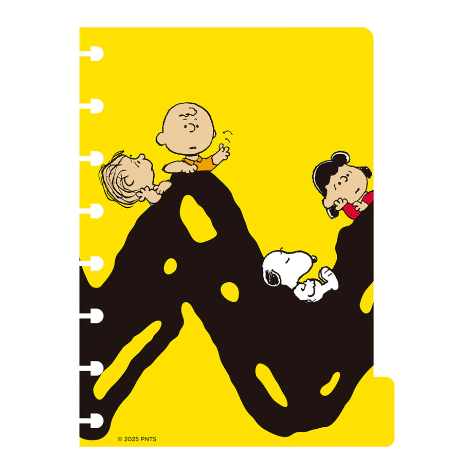 Recarga A5 com Vários Acessórios para Caderno Sistema de Discos Inteligente Snoopy