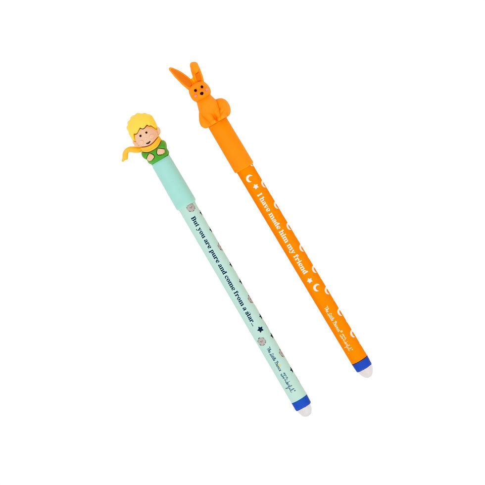 Conjunto 2 Canetas Apagáveis Principezinho e Raposa Mr.Wonderful