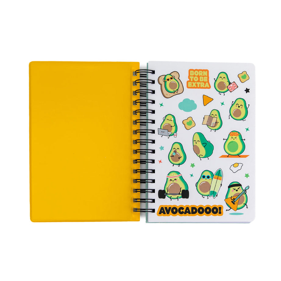 Caderno A5 Abacate 3D Squishy Mr.Wonderful