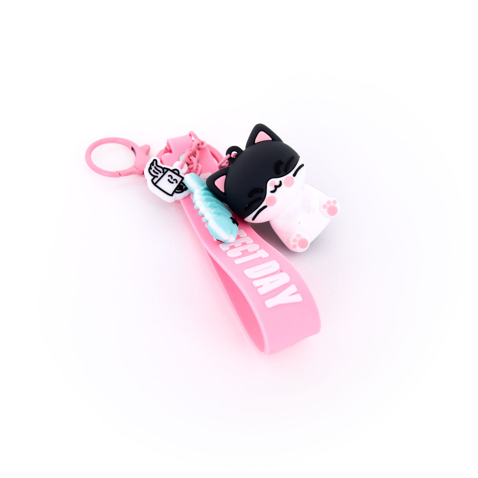 Porta Chaves Gato Purr-fect day Mr.Wonderful