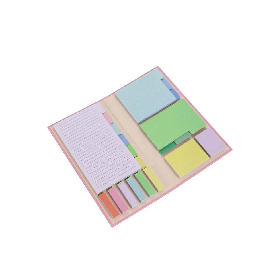 Conjunto de Post Its e Marcadores de Páginas em Livro Mr.Wonderful