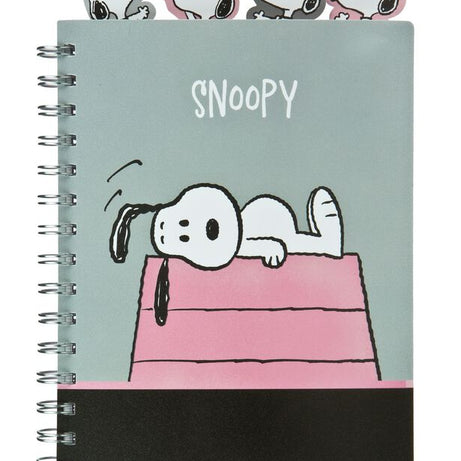 Caderno A5 com Separadores Snoopy