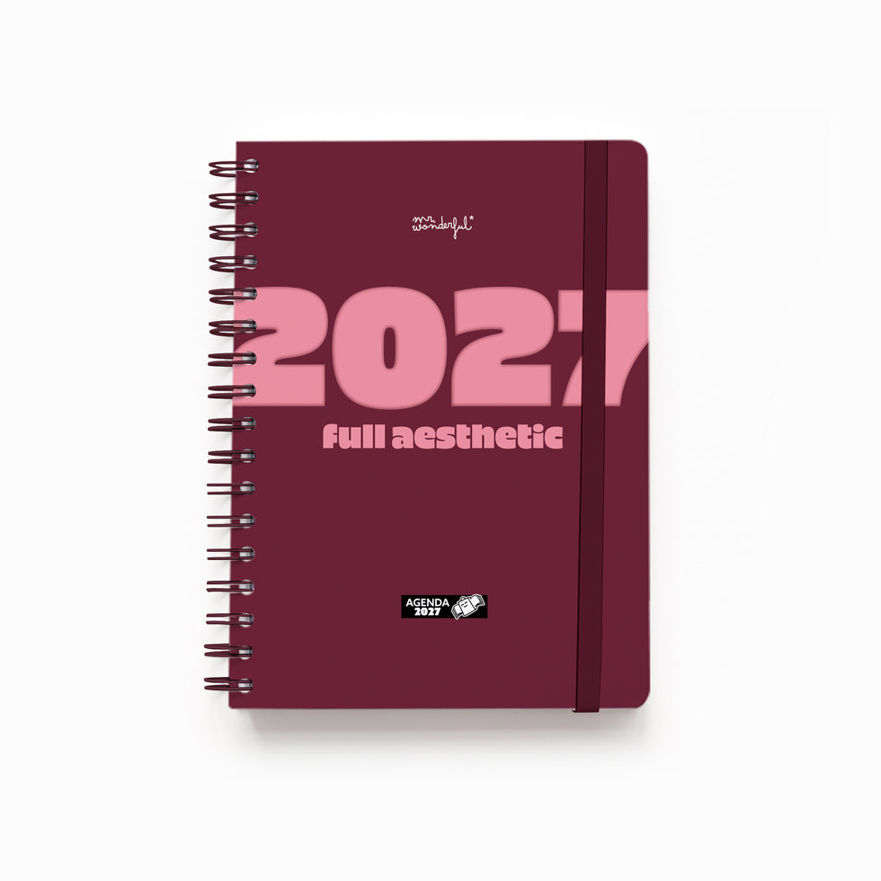 Agenda Diária 2027 Full Aesthetic Mr.Wonderful