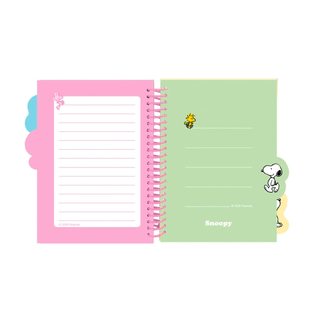 Caderno A5 Snoopy com Separadores