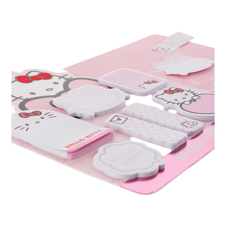 Conjunto de Post Its Hello Kitty Vários Tamanhos