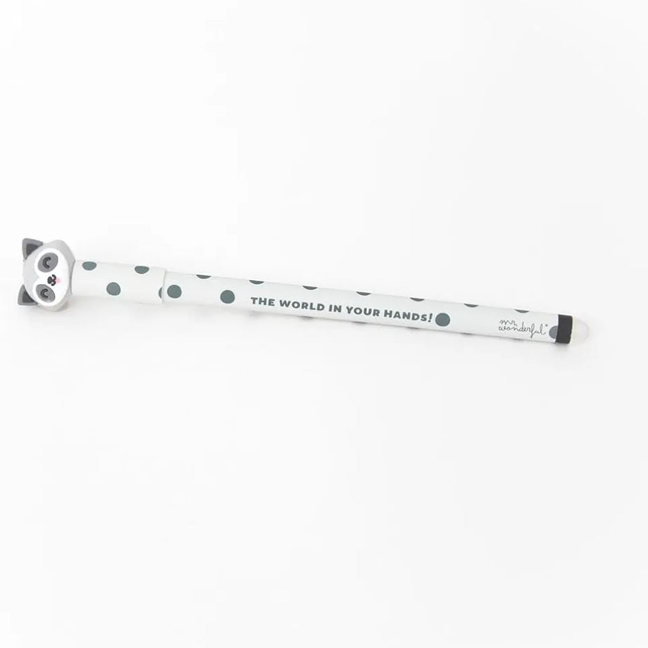 Caneta Apagável Mr.Wonderful guaxinim