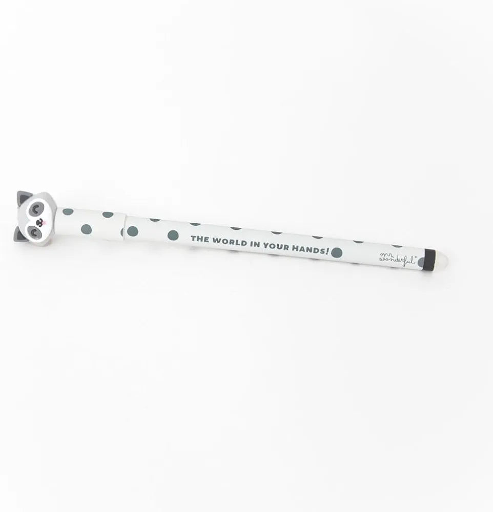 Caneta Apagável Mr.Wonderful guaxinim