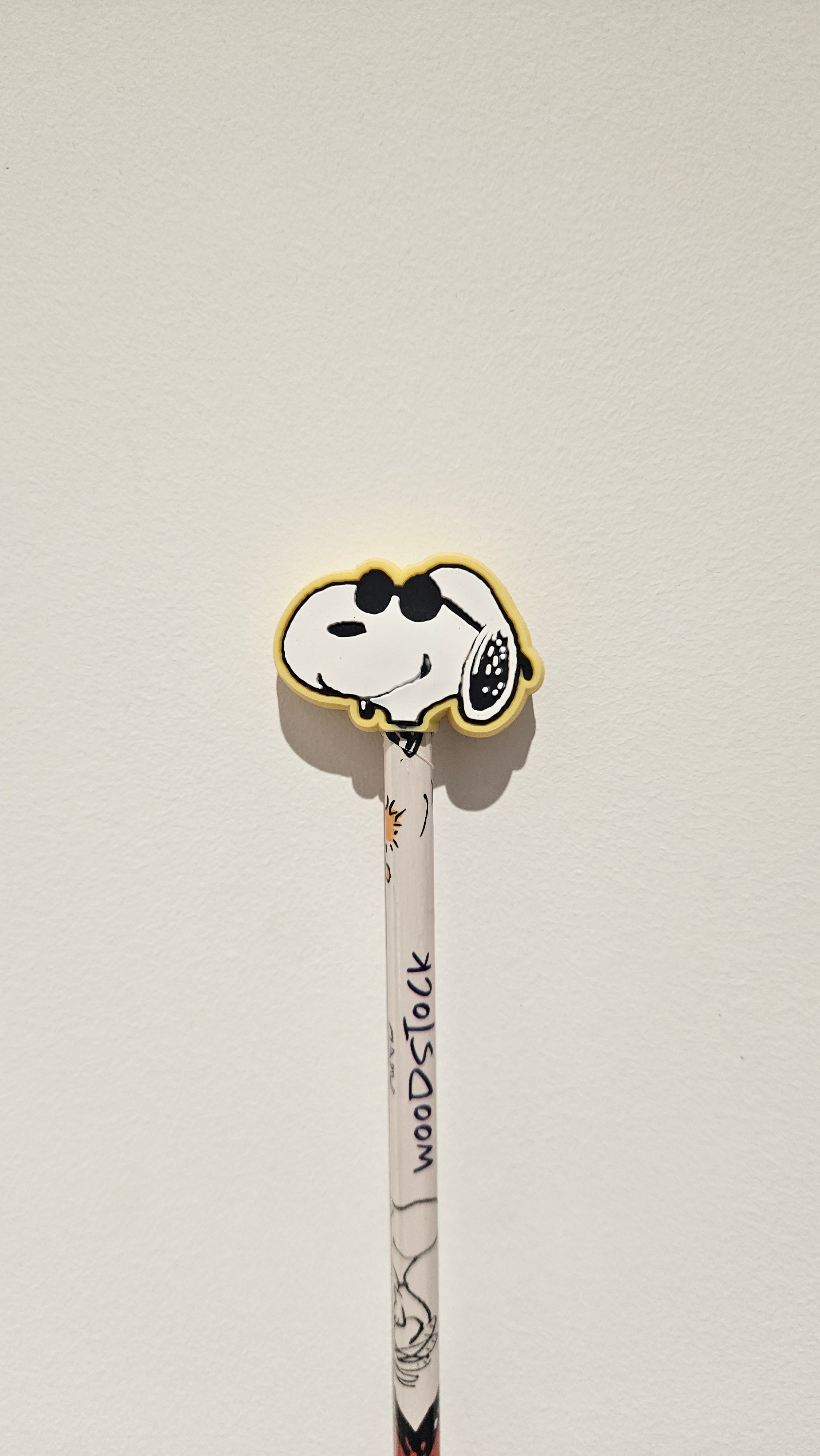 Lápis Snoopy com Borracha 3D -  Cor Sortida