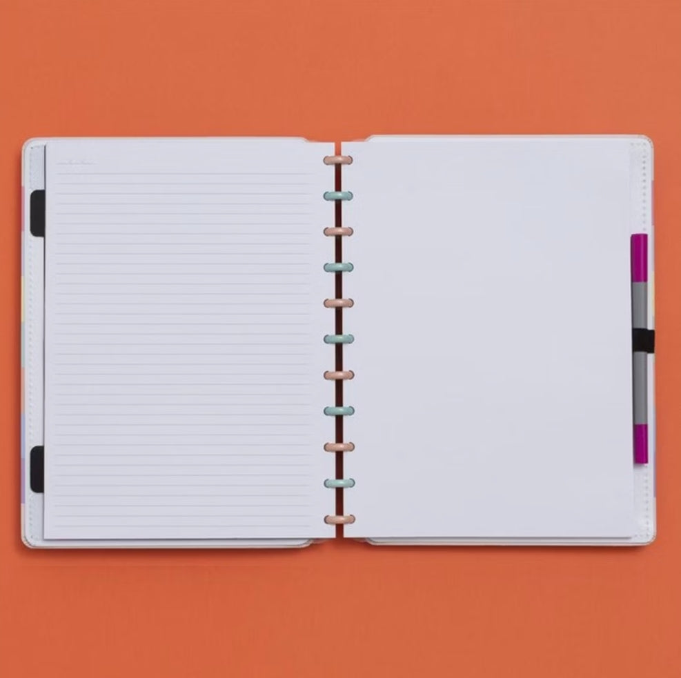 Caderno Inteligente A4 Arco-íris Pastel