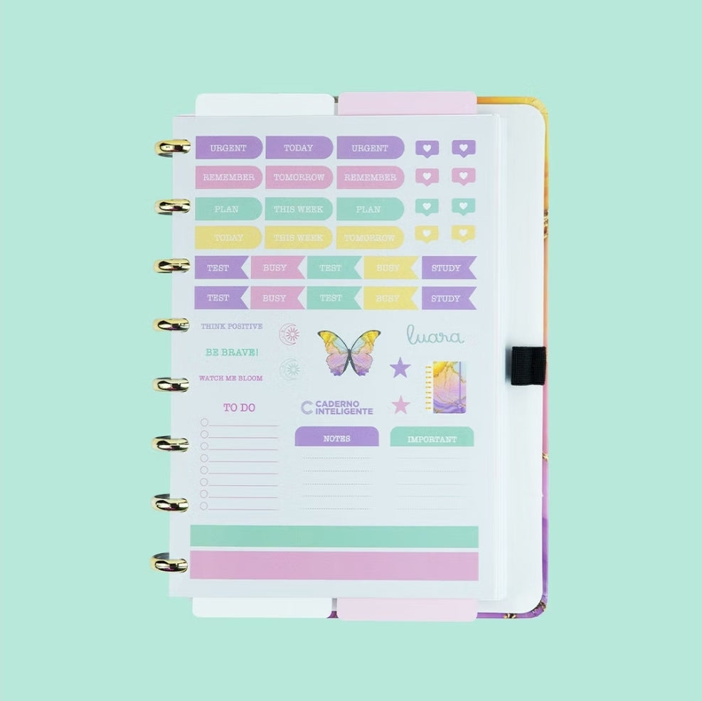 Caderno Inteligente A5 Aurora by Luara