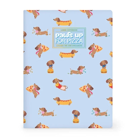 Caderno Grande B5 Pautado  Cão Salsicha Legami
