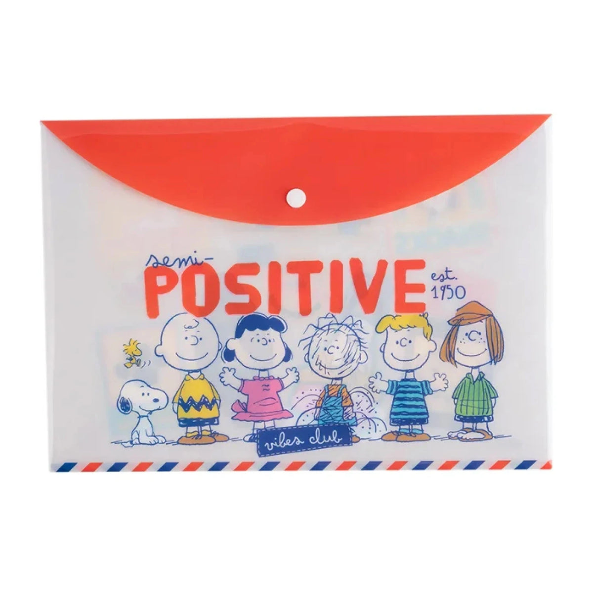 Porta Documentos A4 Snoopy com Mola