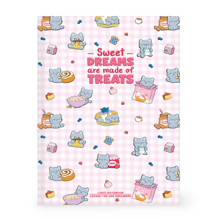 Caderno Grande B5 Pautado Gato Legami