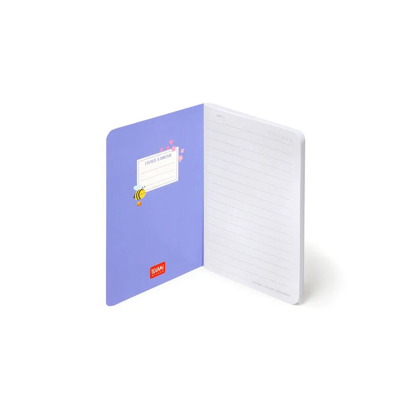 Caderno A6 Pautado Bee Legami
