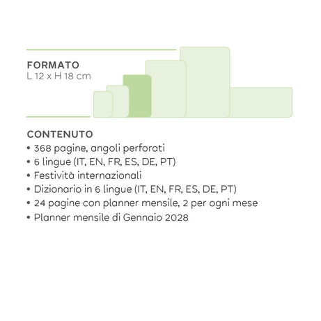 Agenda Diária 2027 Cosmic Lilac Legami