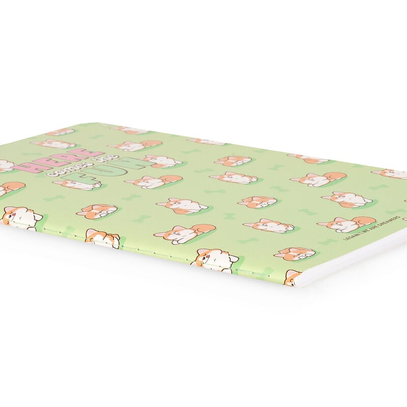 Caderno Grande B5 Pautado Corgi Legami