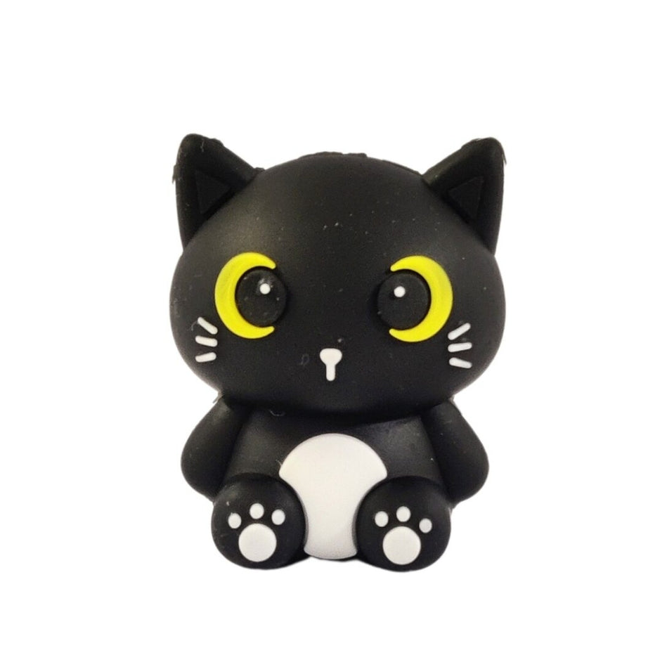 Borracha 3D Gato Preto