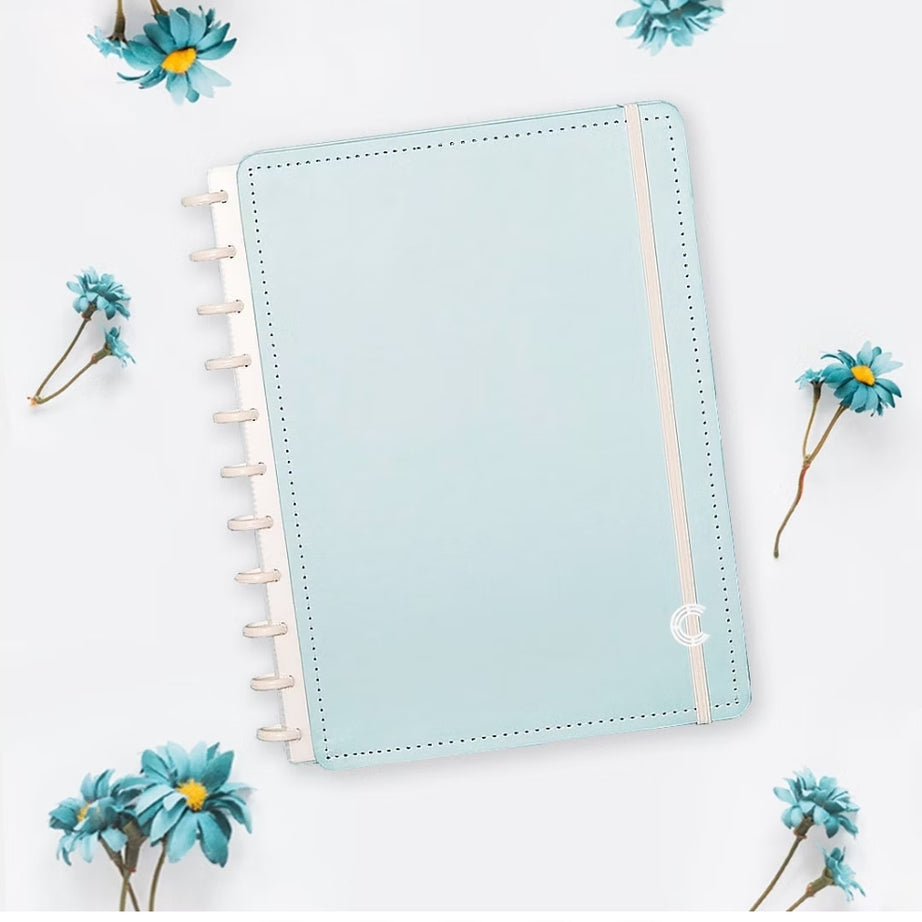 Caderno Inteligente A4 Azul Pastel