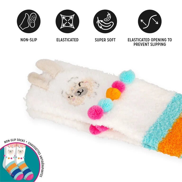 Meias Antiderrapante 3D Lama Tamanho 35-42 Legami