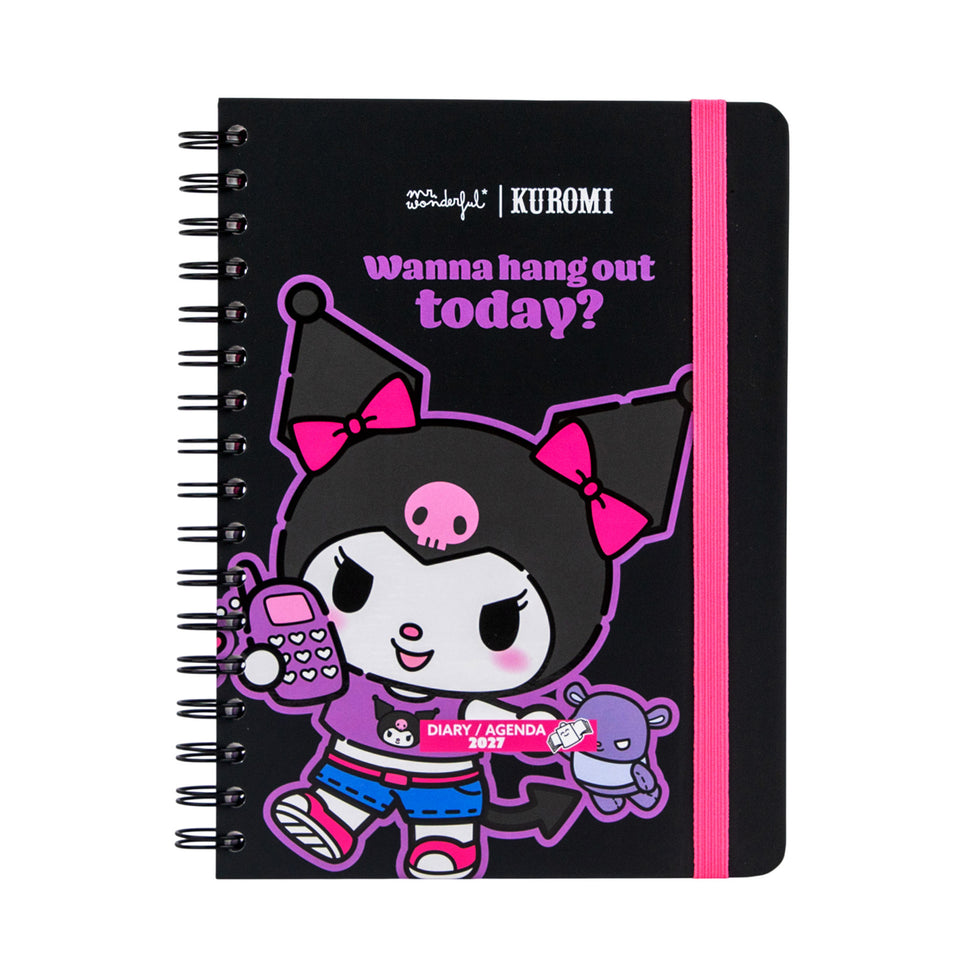 Agenda Semanal 2027 Multilingue Mr.Wonderful Kuromi