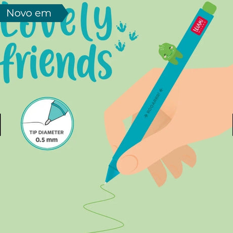 Caneta Dinossauro Gel - Legami Lovely Friends