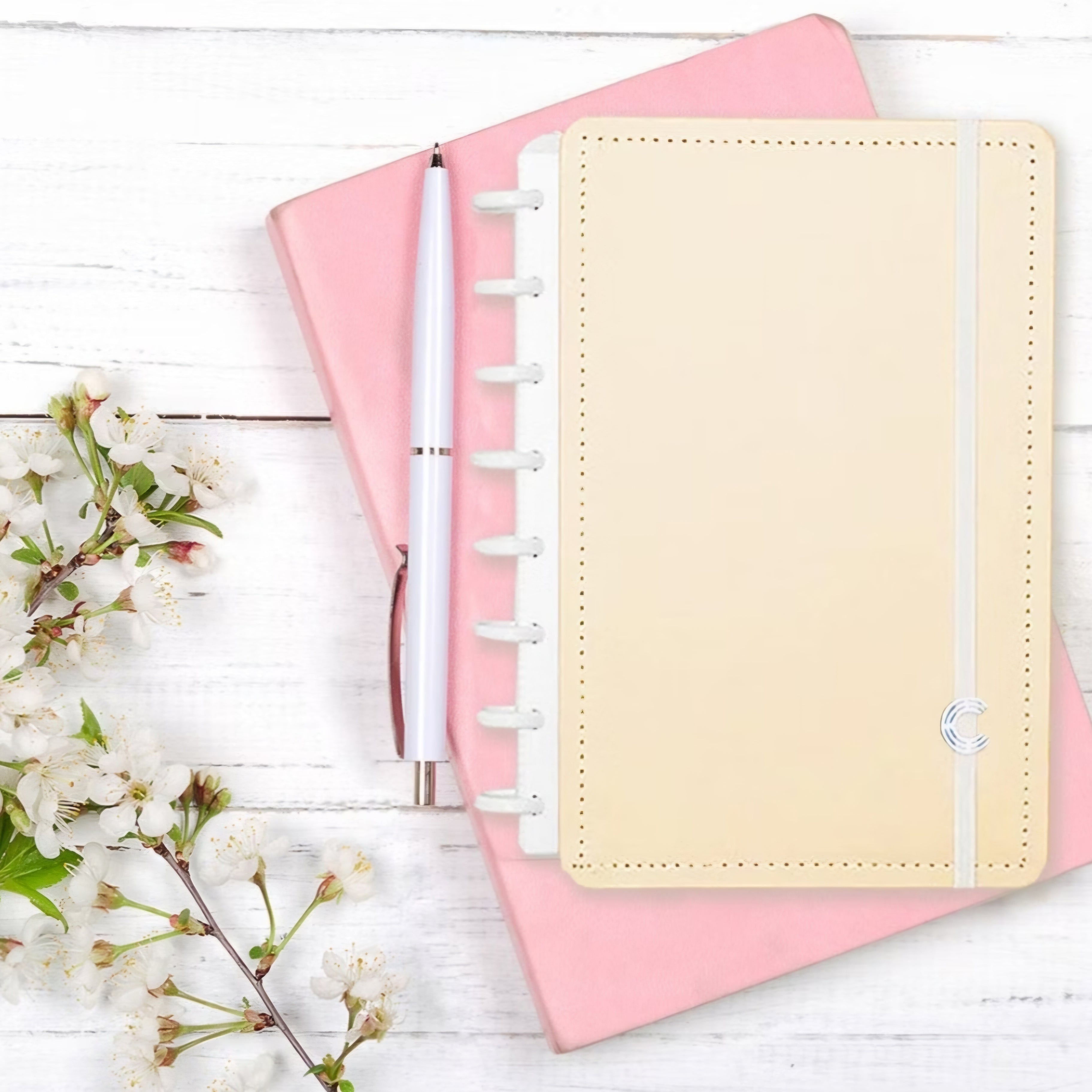 Caderno Inteligente A5 Amarelo Pastel